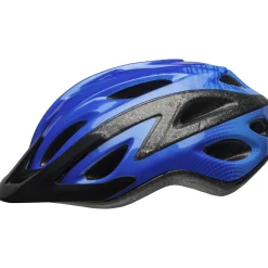 Kids & Youth-Bell Helmets Axle Gloss Blue Tron