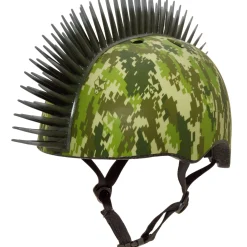 Kids & Youth-Bell Helmets Digital Camo Mohawk Green Camo
