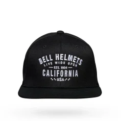 Apparel & More-Bell Helmets Flexfit 110F Mesh Snapback Cap Cali Black