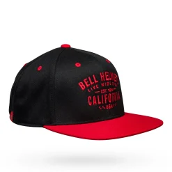 Apparel & More-Bell Helmets Flexfit 110F Mesh Snapback Cap Cali Black/Red