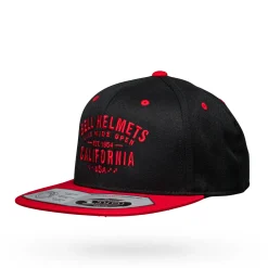 Apparel & More-Bell Helmets Flexfit 110F Mesh Snapback Cap Cali Black/Red