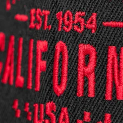 Apparel & More-Bell Helmets Flexfit 110F Mesh Snapback Cap Cali Black/Red