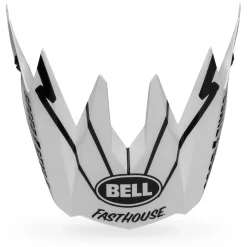 Visors-Bell Helmets Full-10 Visor Fasthouse Matte/Gloss White/Black