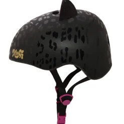 Kids & Youth-Bell Helmets Leopard Kitty Black