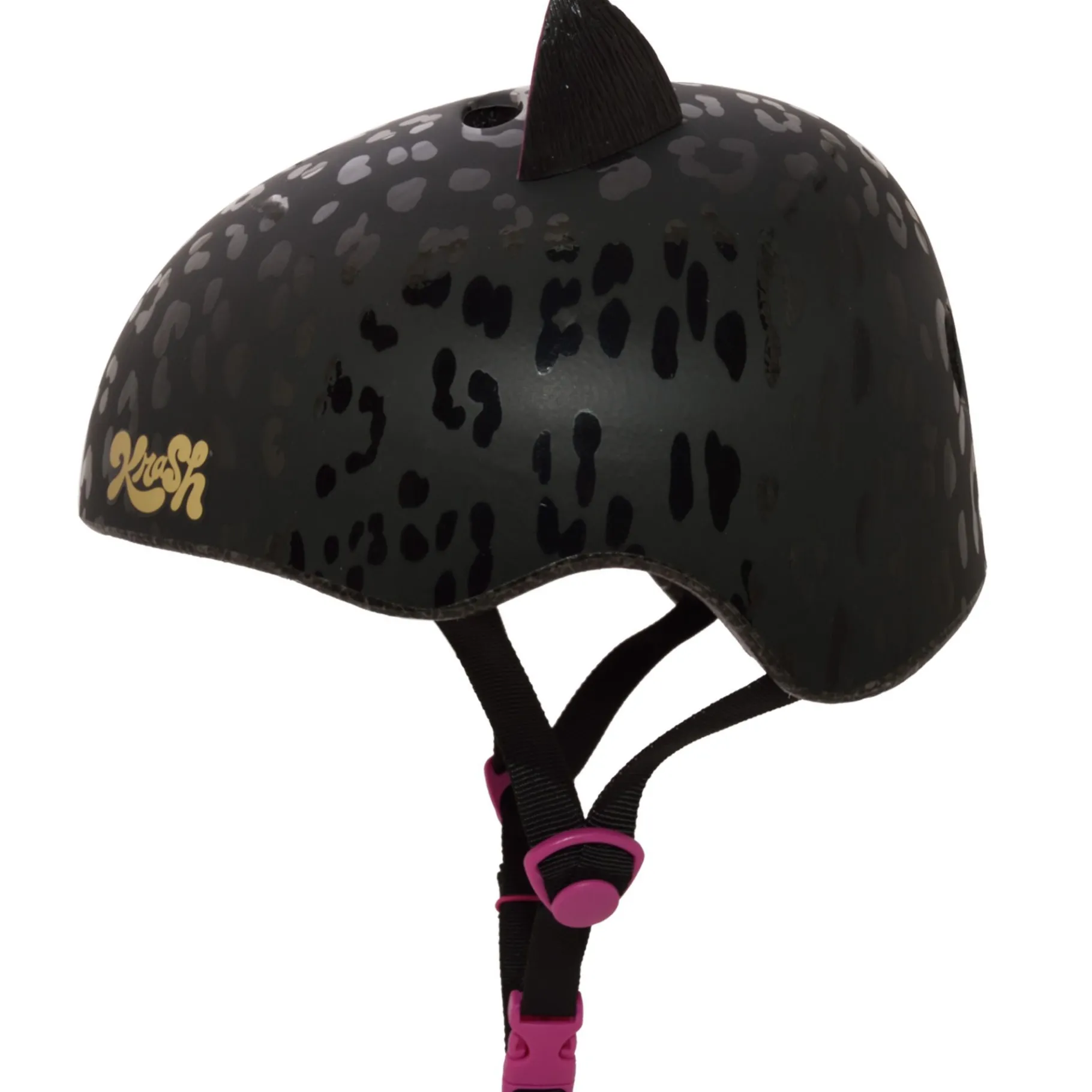 Kids & Youth-Bell Helmets Leopard Kitty Black