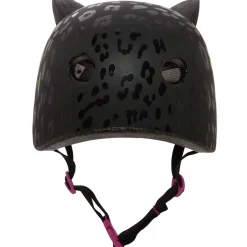 Kids & Youth-Bell Helmets Leopard Kitty Black