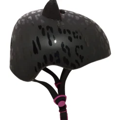 Kids & Youth-Bell Helmets Leopard Kitty Black