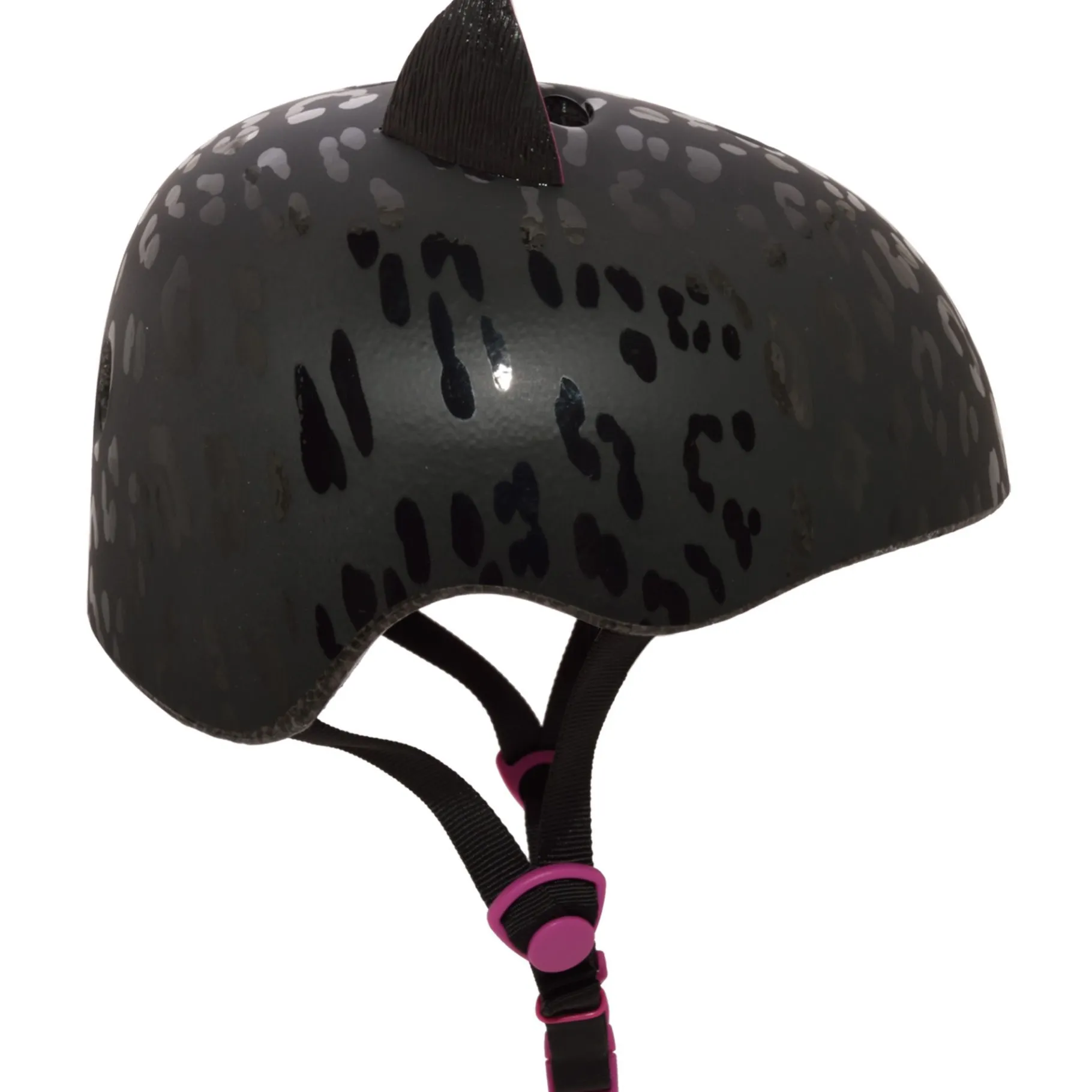 Kids & Youth-Bell Helmets Leopard Kitty Black
