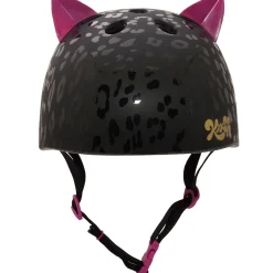 Kids & Youth-Bell Helmets Leopard Kitty Black