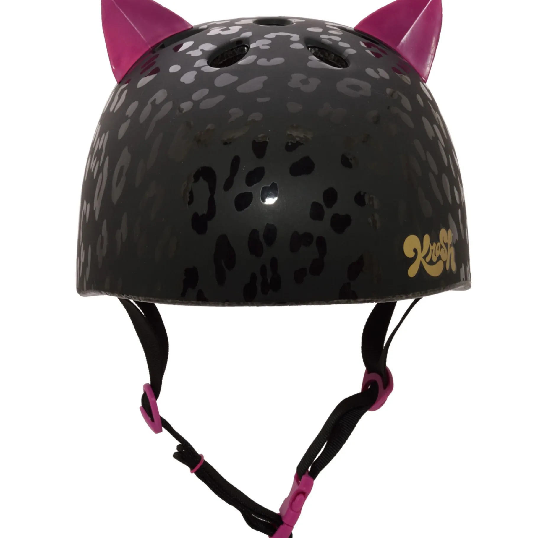 Kids & Youth-Bell Helmets Leopard Kitty Black