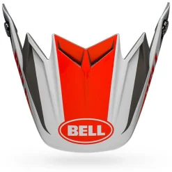 Visors-Bell Helmets Moto-9 Flex Visor Division Matte/Gloss White/Orange/Sand