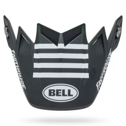 Visors-Bell Helmets Moto-9 Flex Visor Fasthouse Smoke Bomb Matte/Gloss Black/Hi-Viz Yellow