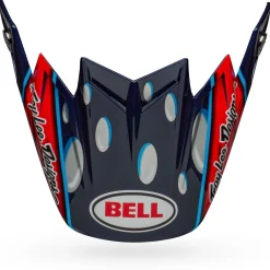 Visors-Bell Helmets Moto-9 Flex Visor McGrath Replica Gloss Blue/Red/Black