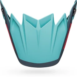 Visors-Bell Helmets Moto-9 Flex Visor Seven Vanguard Matte Aqua/Black