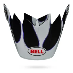 Visors-Bell Helmets Moto-9 Flex Visor Slayco 24 Matte/Gloss Black/White