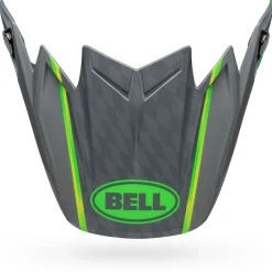 Visors-Bell Helmets Moto-9 Flex Visor Sprite Gloss Gray/Green