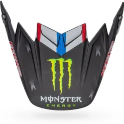 Visors-Bell Helmets Moto-9 Flex Visor Tomac Replica 22 Matte Black/White
