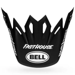 Visors-Bell Helmets Moto-9 Visor Fasthouse Signia Matte Black/White
