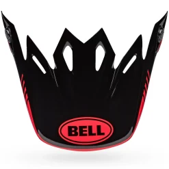 Visors-Bell Helmets Moto-9 Visor Louver Gloss Black/Red