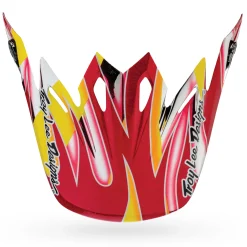 Visors-Bell Helmets Moto-9 Visor MC Replica Red/Yellow/Chrome