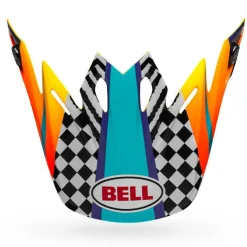 Visors-Bell Helmets Moto-9 Visor Tagger Breakout Gloss Orange/Yellow