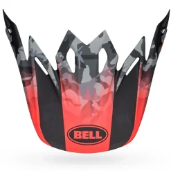 Visors-Bell Helmets Moto-9 Visor Venom Matte Black Camo/Infrared