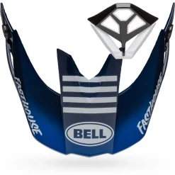 Visors-Bell Helmets Moto-10 Visor/Mouthpiece Kit Fasthouse DID 22 Navy