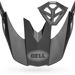 Visors-Bell Helmets Moto-10 Visor/Mouthpiece Kit Matte Black/Charcoal