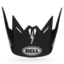Visors-Bell Helmets Moto-9 Youth Visor Fasthouse Matte Black/White