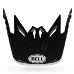 Visors-Bell Helmets Moto-9 Youth Visor Louver Gloss Black/White