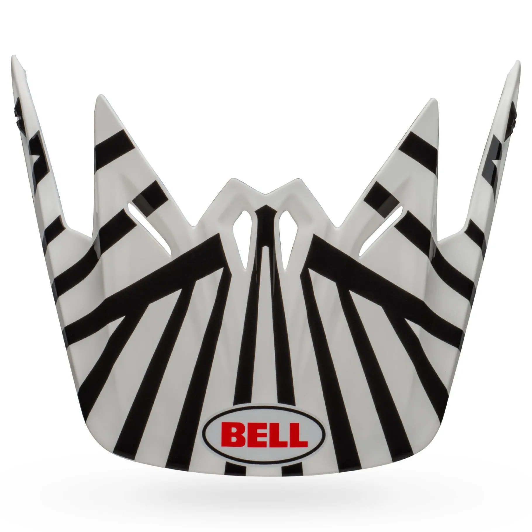 Visors-Bell Helmets Moto-9 Youth Visor Tagger Check Me Out White/Black