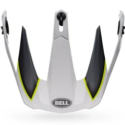 Visors-Bell Helmets MX-9 Adventure Visor Dalton Gloss White/Hi-Viz Yellow