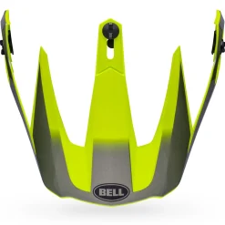 Visors-Bell Helmets MX-9 Adventure Visor Dash Hi-Viz Yellow/Gray