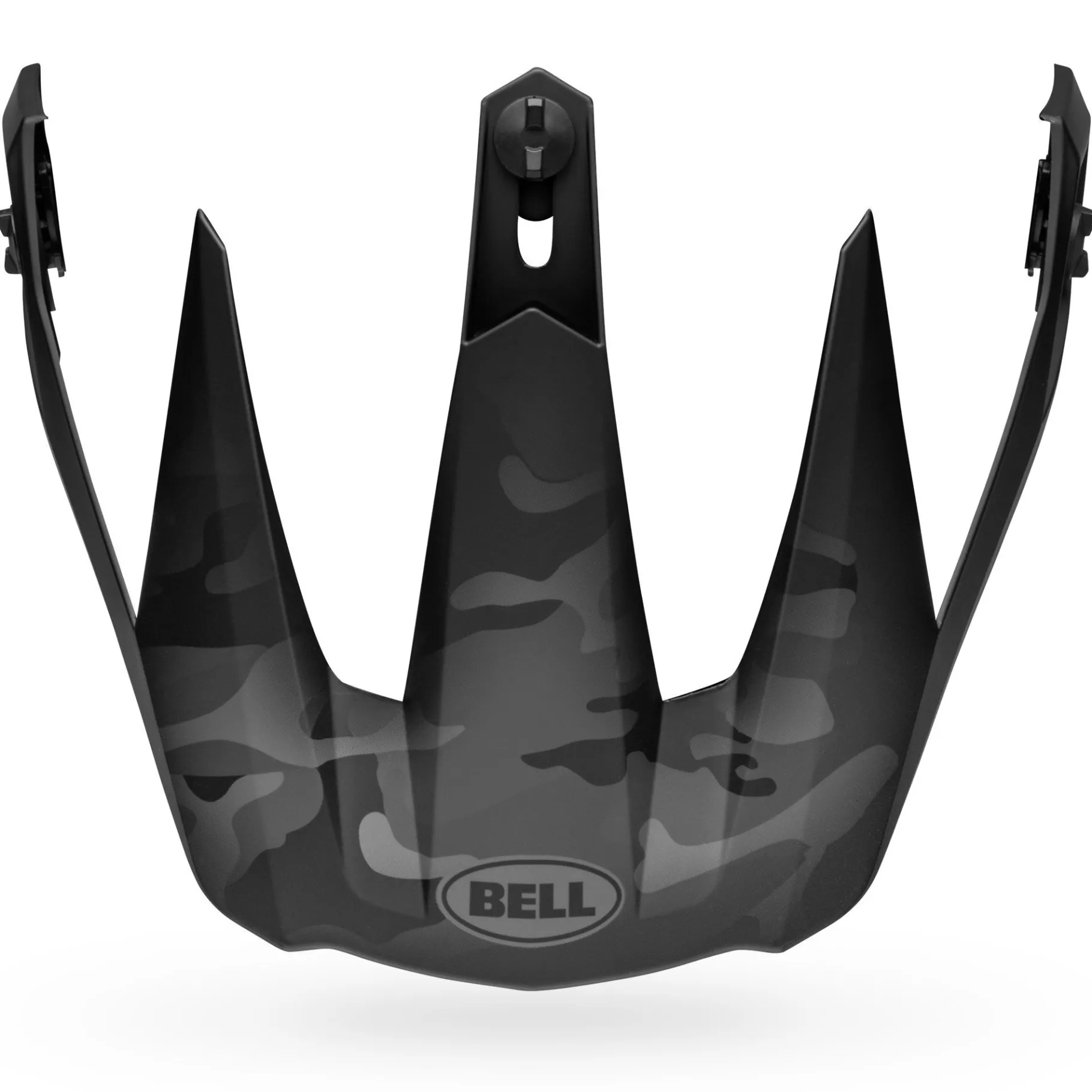 Visors-Bell Helmets MX-9 Adventure Visor Stealth Camo Matte Black/Hi-Viz