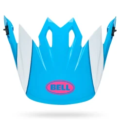 Visors-Bell Helmets MX-9 Visor Breakdance Blue/Pink