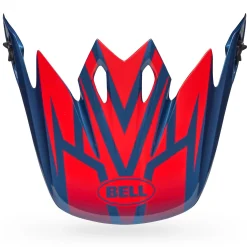 Visors-Bell Helmets MX-9 Visor Disrupt Gloss True Blue/Red