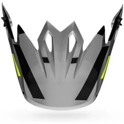Visors-Bell Helmets MX-9 Visor Seven Equalizer Gloss Gray/Black/Hi-Viz