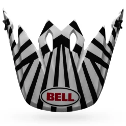 Visors-Bell Helmets MX-9 Visor Tagger Check Me Out Gloss Black/White