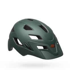 Mountain-Bell Helmets Sidetrack Matte Dark Green/Orange