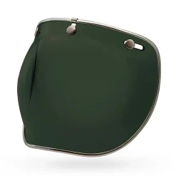 Shields-Bell Helmets 3-Snap Bubble DLX Shield Wayfarer Green