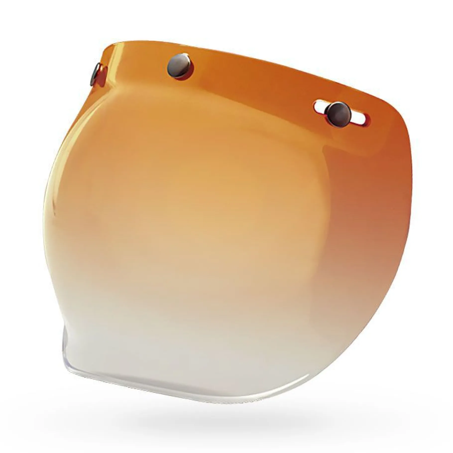 Shields-Bell Helmets 3-Snap Bubble Shield Amber Gradient