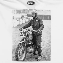 Apparel & More-Bell Helmets Steve McQueen Believe Long Sleeve T-Shirt White