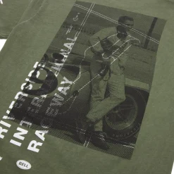 Apparel & More-Bell Helmets Steve McQueen Riverside Short Sleeve T-Shirt Green