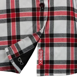 Apparel & More-Bell Helmets Women's Bell + Dixxon Long Sleeve Flannel Shirt White/Red/Black