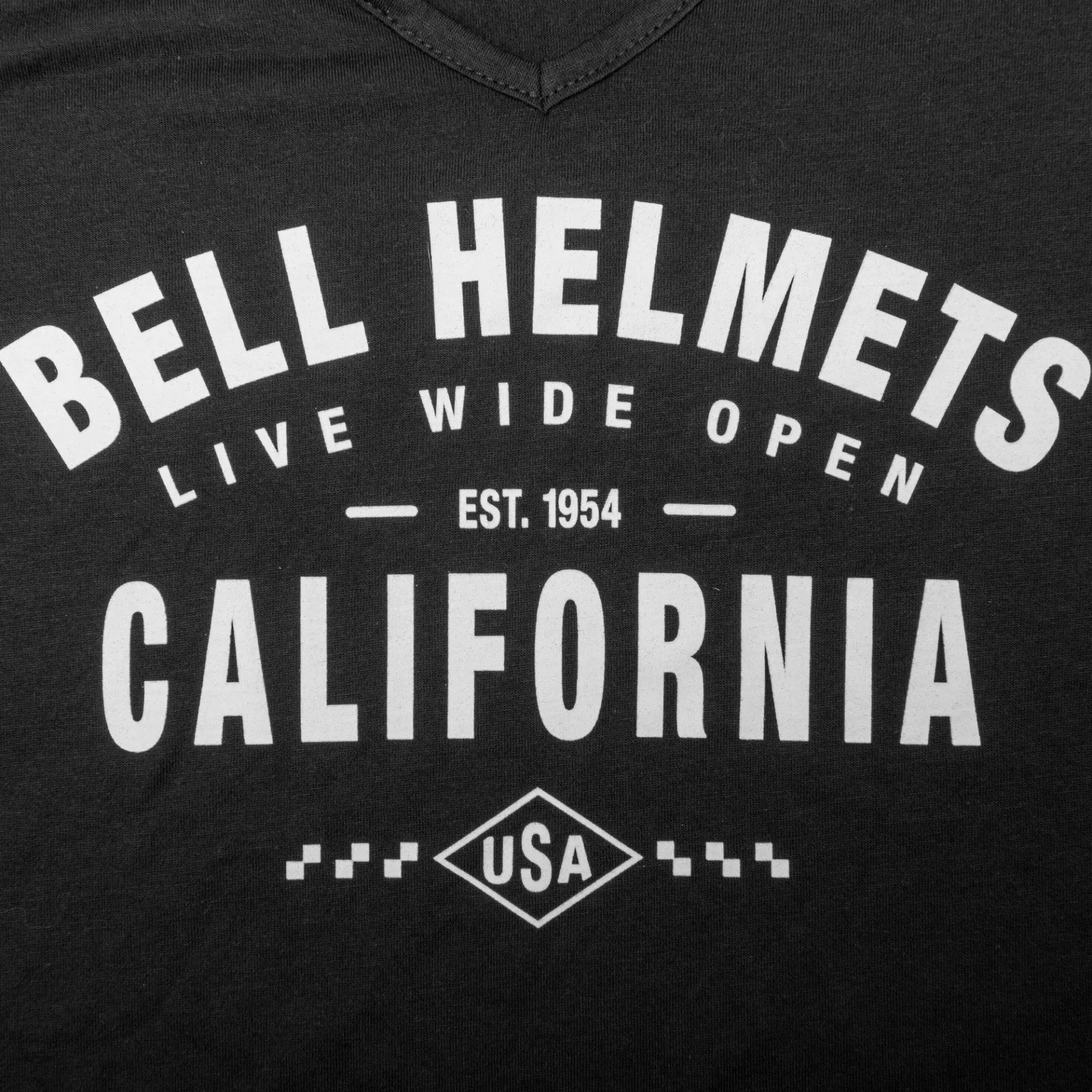 Apparel & More-Bell Helmets Women's Cali Sleeveless V-Neck T-Shirt Cali Black